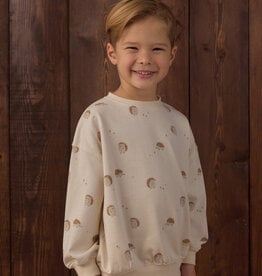 Rylee + Cru LLC RELAXED SWEATSHIRT HEDGEHOG