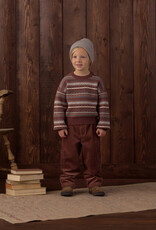 Rylee + Cru LLC ASPEN SWEATER MULBERRY MULTI-STRIPE