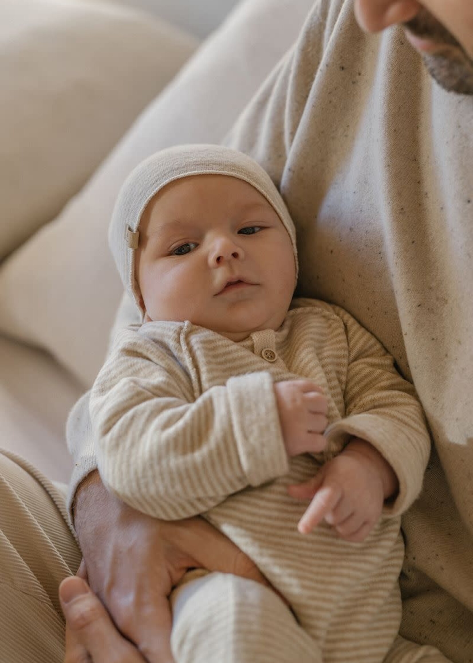 1 + in the family Laval Beige Jumpsuit