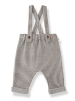 1 + in the family Genova Dark Taupe Braces Pants