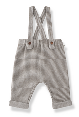 1 + in the family Genova Dark Taupe Braces Pants