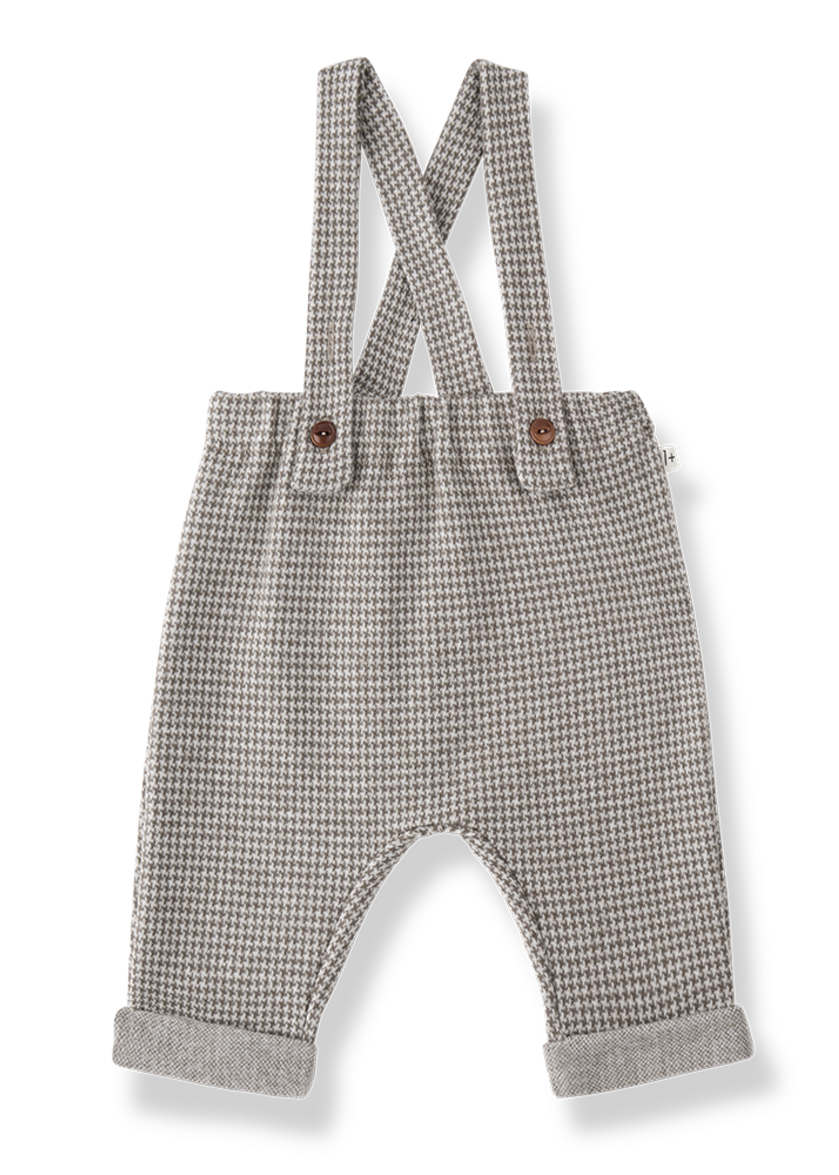 1 + in the family Genova Dark Taupe Braces Pants
