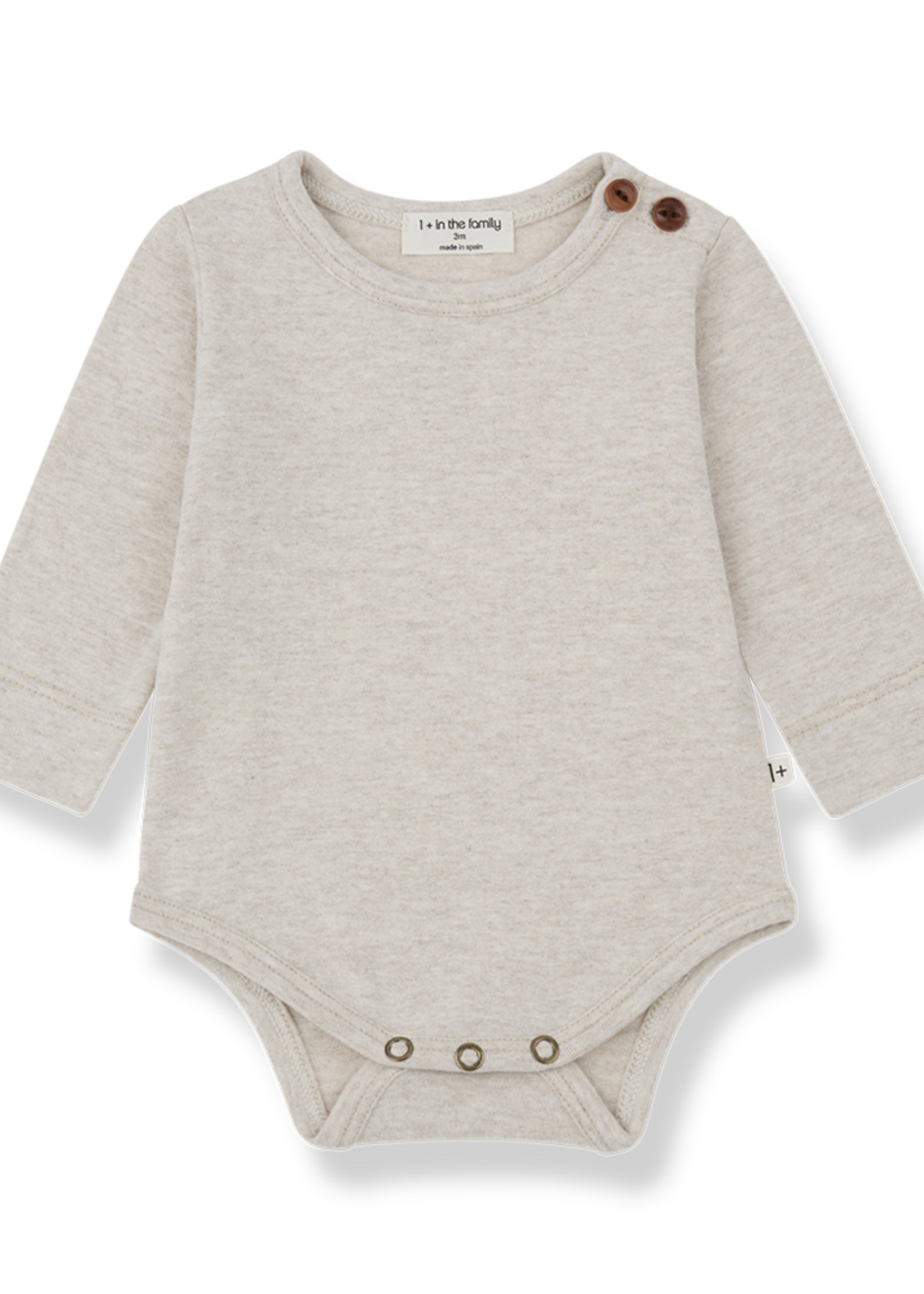 1 + in the family Enric Rice L/S Onesie