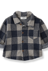 1 + in the family Modena Blue Plaid Shirt