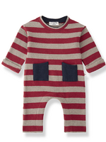 1 + in the family Peyto Jumpsuit Red Stripe