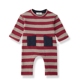 1 + in the family Peyto Jumpsuit Red Stripe