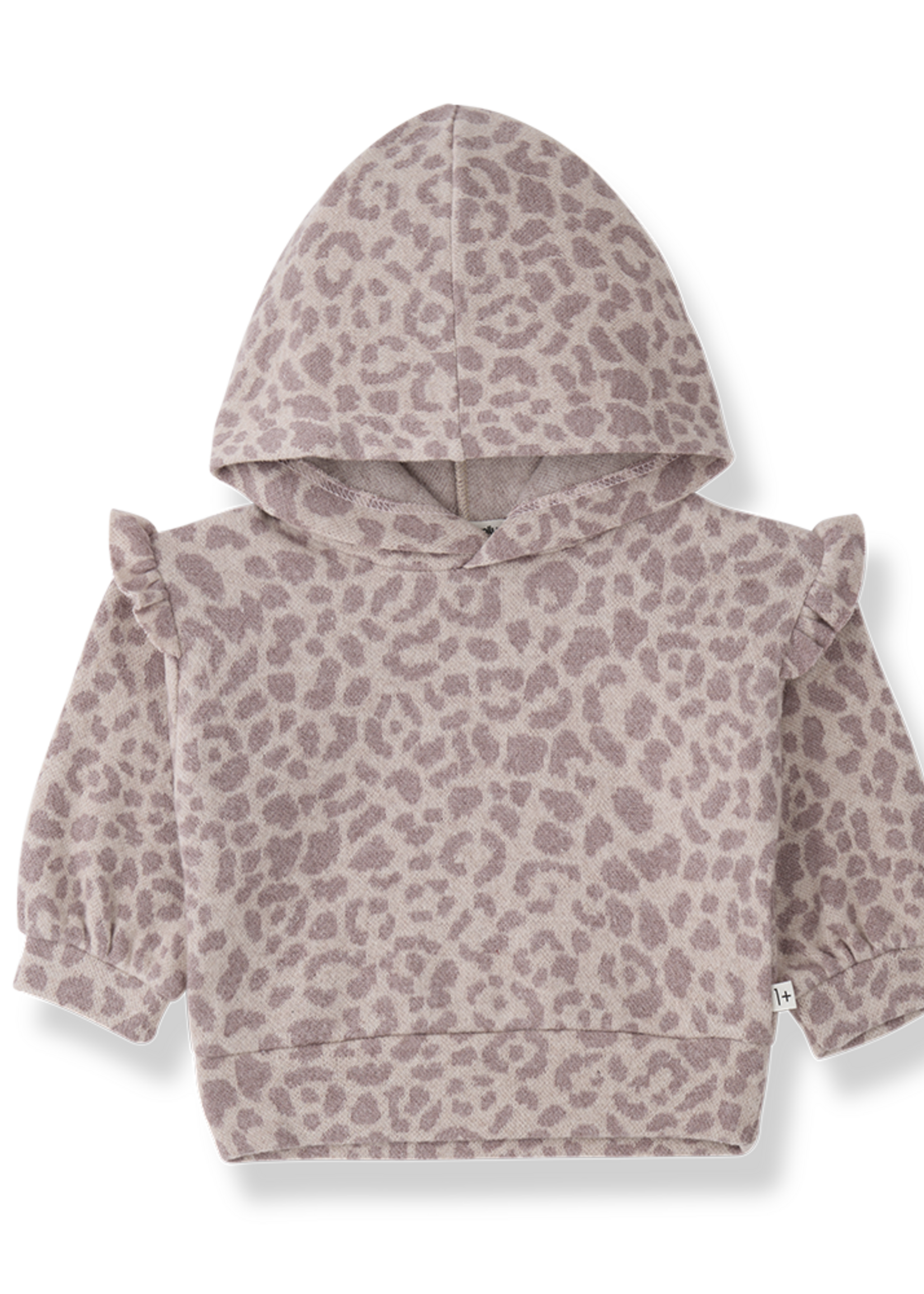 1 + in the family Catania Cream Hooded Sweater