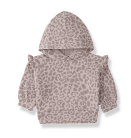 1 + in the family Catania Cream Hooded Sweater