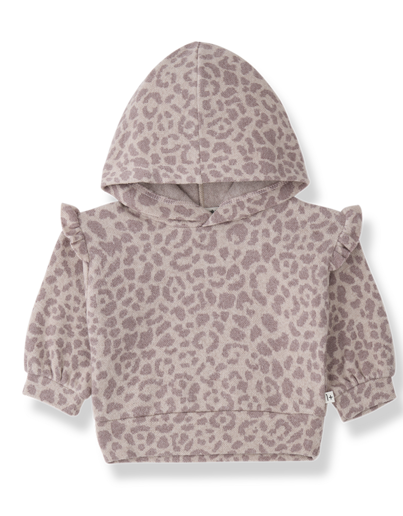 1 + in the family Catania Cream Hooded Sweater