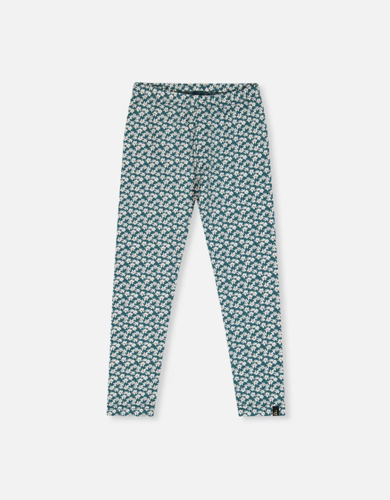 Deux par Deux Organic Cotton Leggings Ditsy Flowers