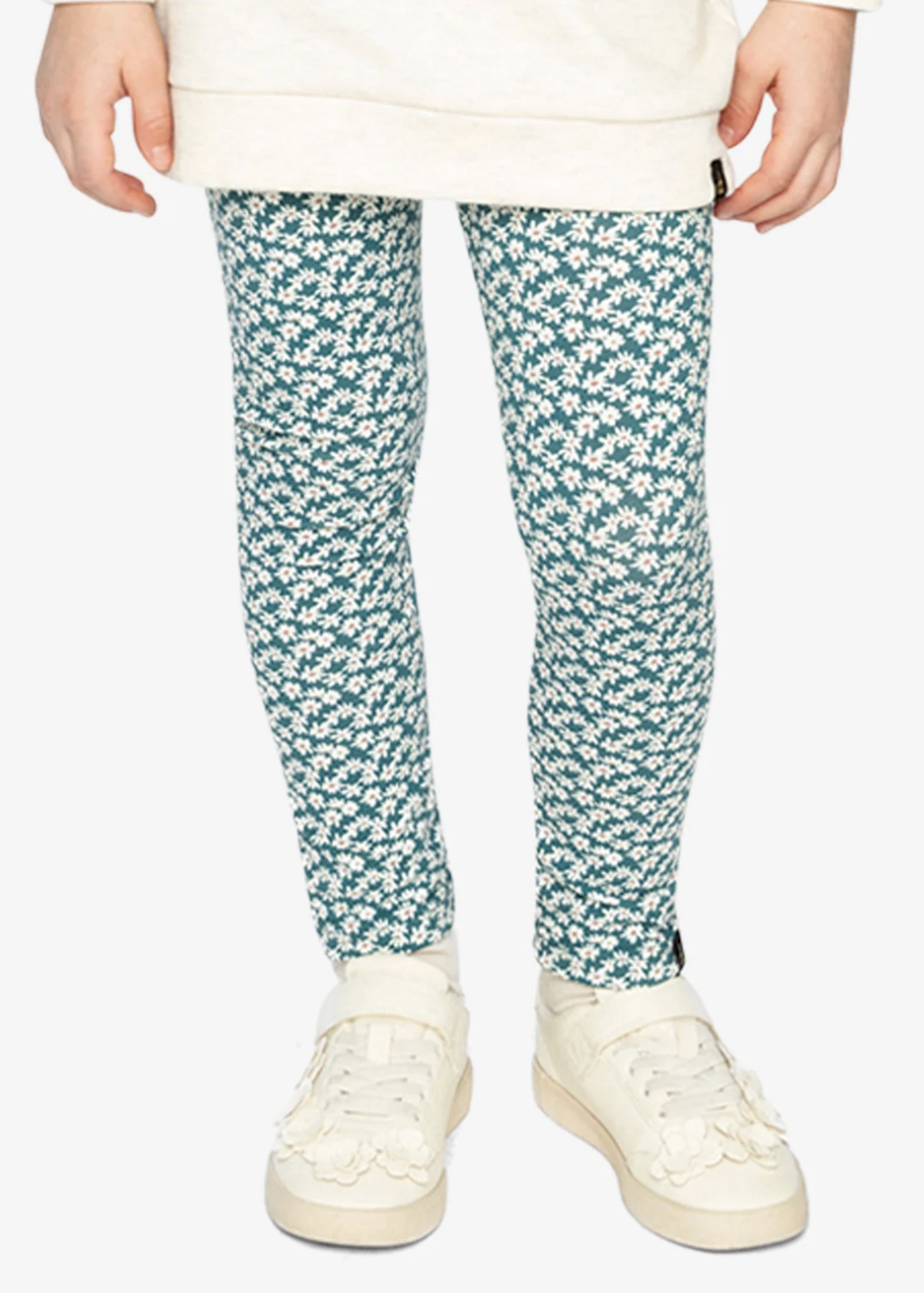 Deux par Deux Organic Cotton Leggings Ditsy Flowers