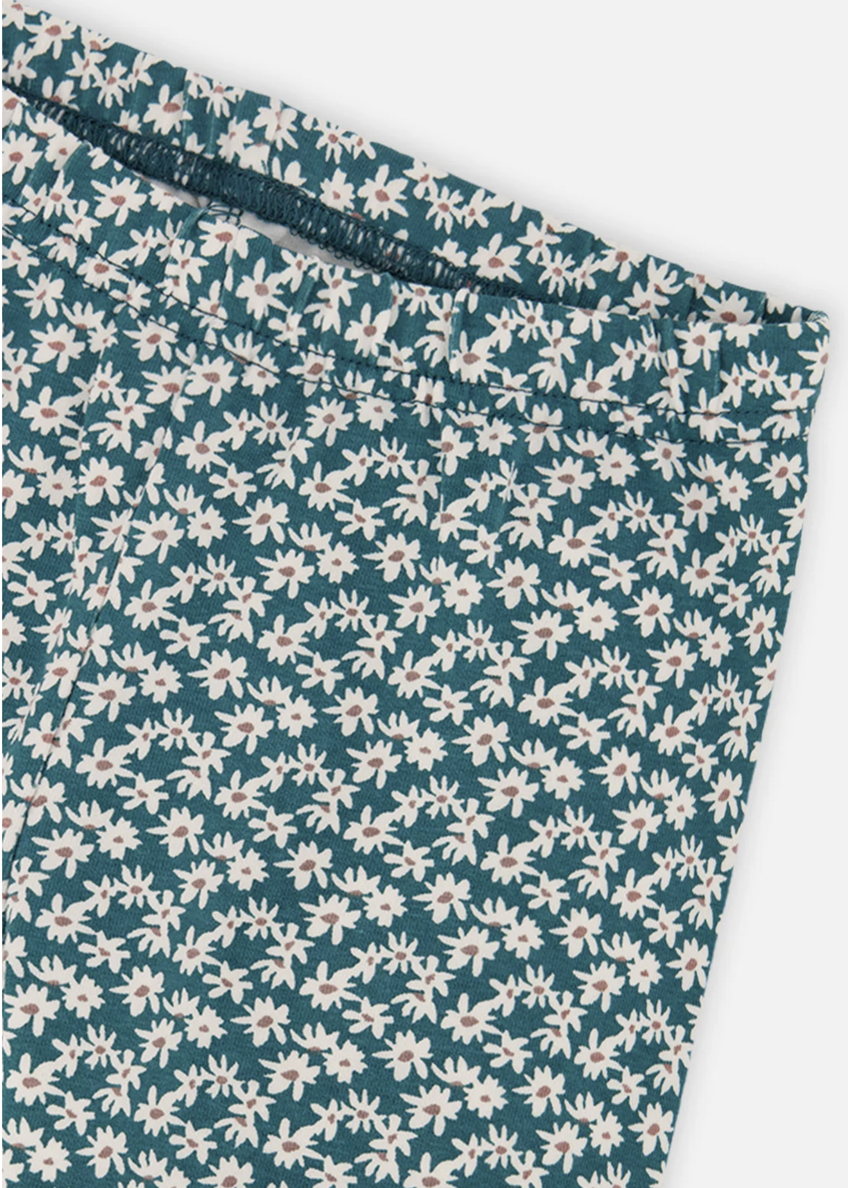 Deux par Deux Organic Cotton Leggings Ditsy Flowers