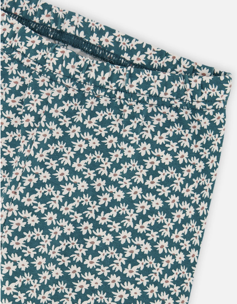 Deux par Deux Organic Cotton Leggings Ditsy Flowers