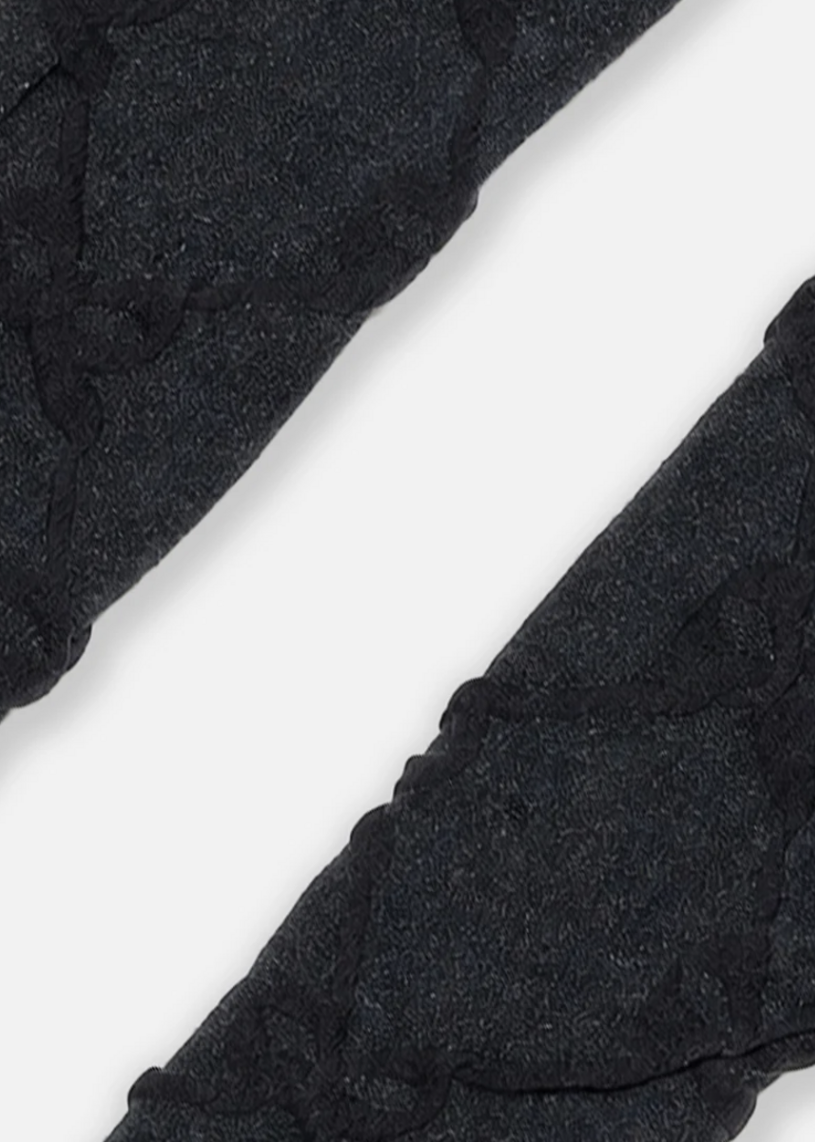 Deux par Deux Knit Textured Tights Dark Blue