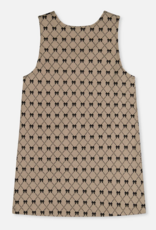 Deux par Deux Jumper Gold Black Jacquard  Bows