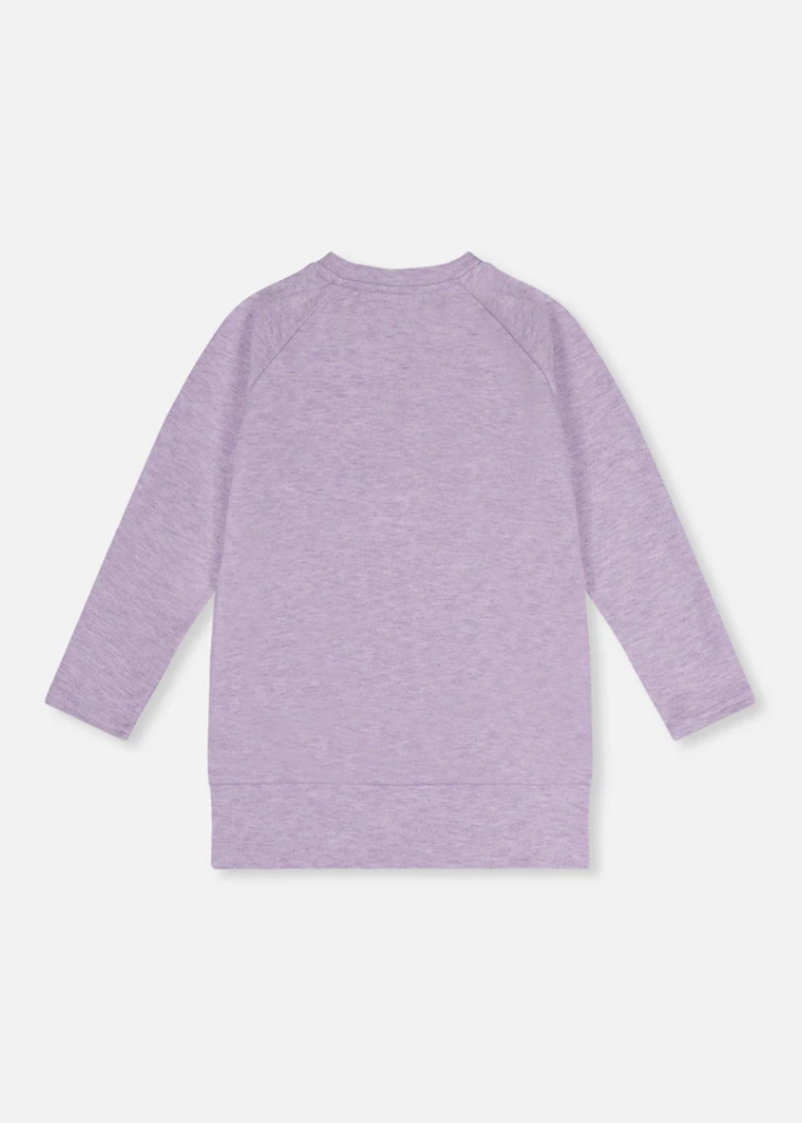 Deux par Deux Tunic Violet Tulip w/Unicorn Print