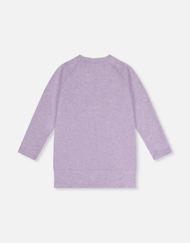 Deux par Deux Tunic Violet Tulip w/Unicorn Print