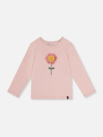 Deux par Deux L/S Organic Cotton T-Shirt Silver Pink