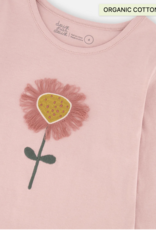 Deux par Deux L/S Organic Cotton T-Shirt Silver Pink