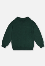 Deux par Deux Sweater Flowers Jasper