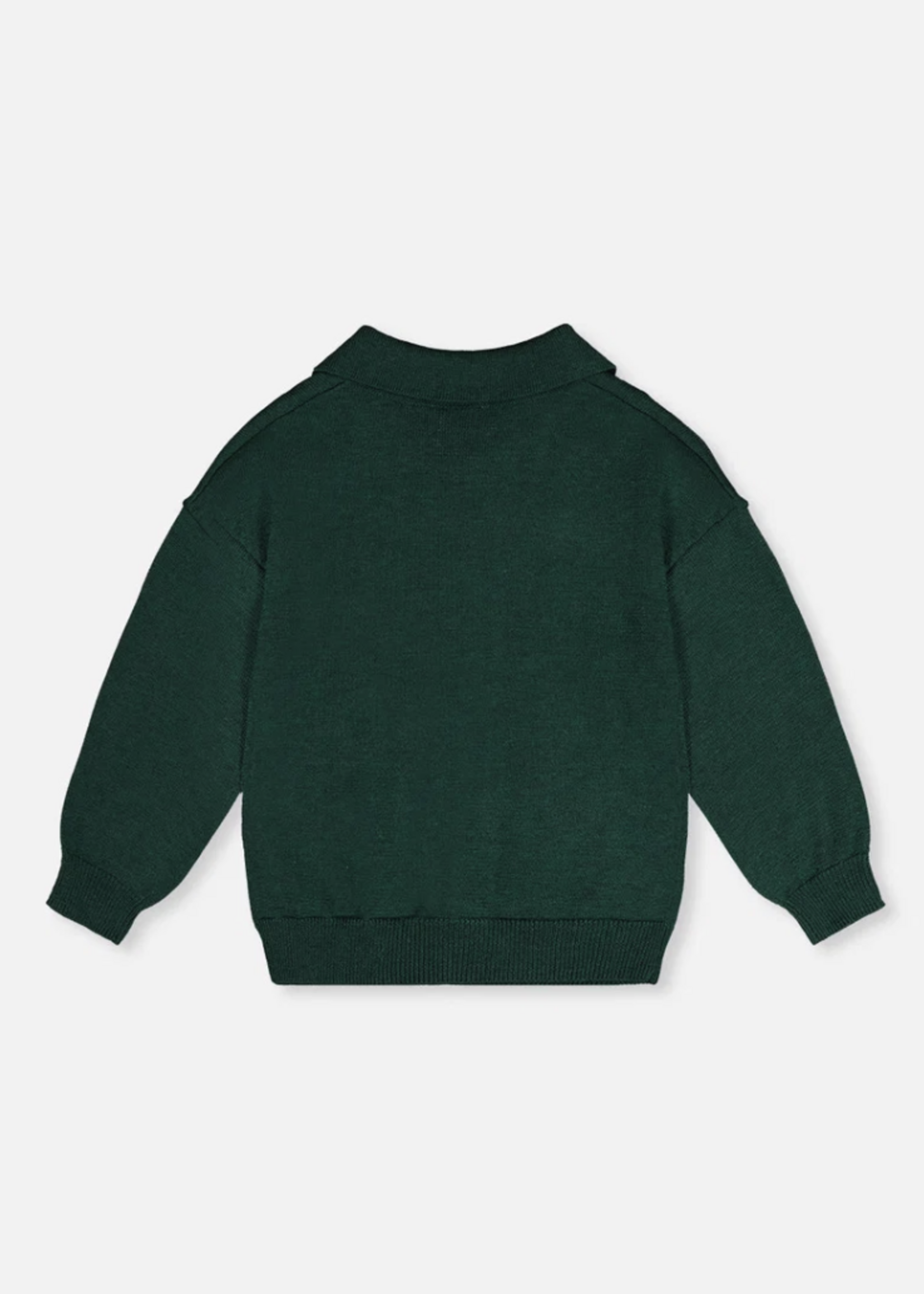 Deux par Deux Sweater Flowers Jasper