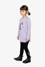 Deux par Deux Organic Jersey Leggings Black w/Stars