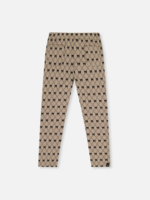 Deux par Deux Tregging Gold Black Jacquard  Bows