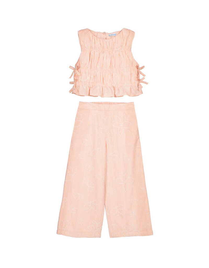 Mayoral Blossom S/S Top and Pant Set