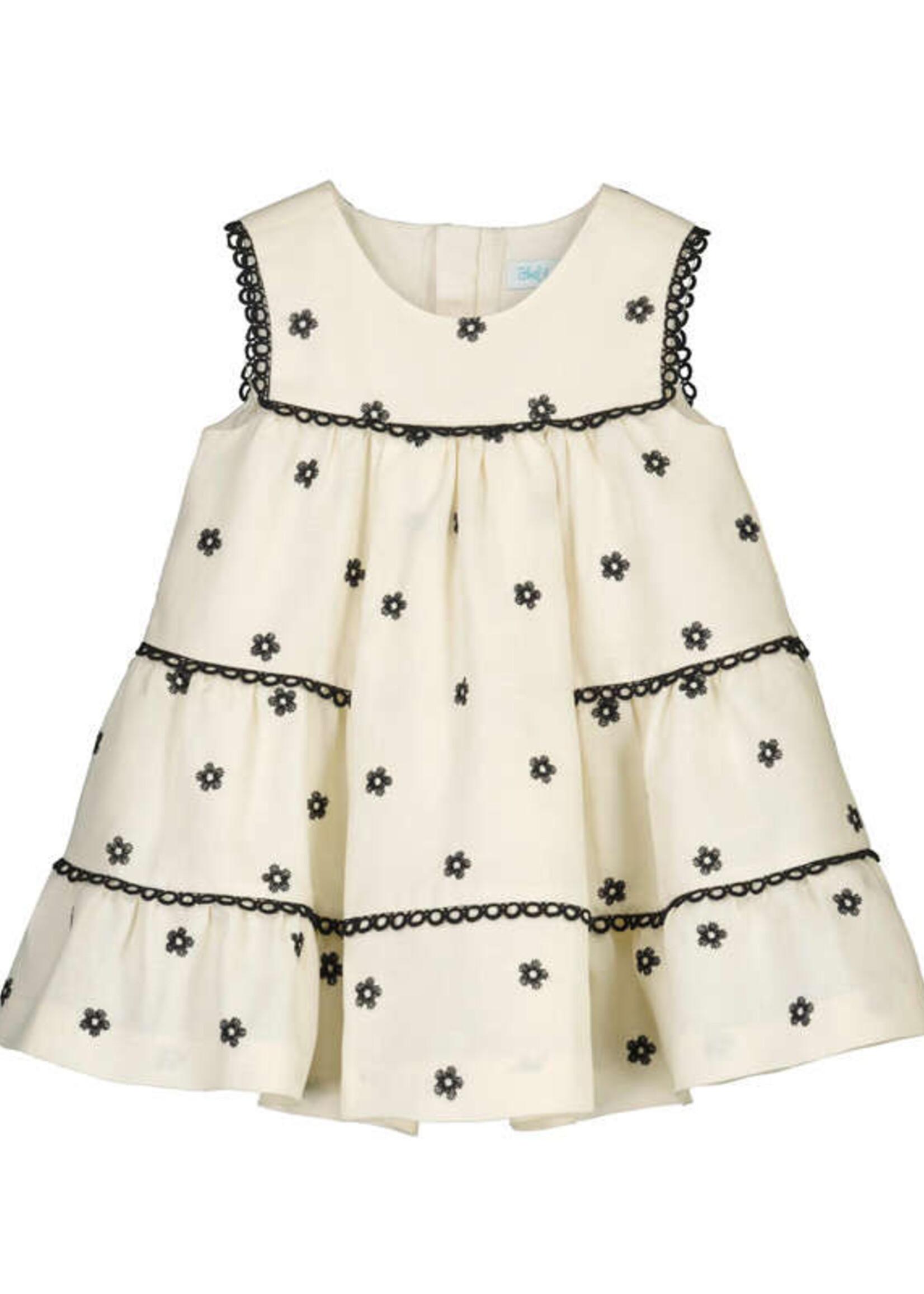 Abel & Lula Embroidered Flowers Dress