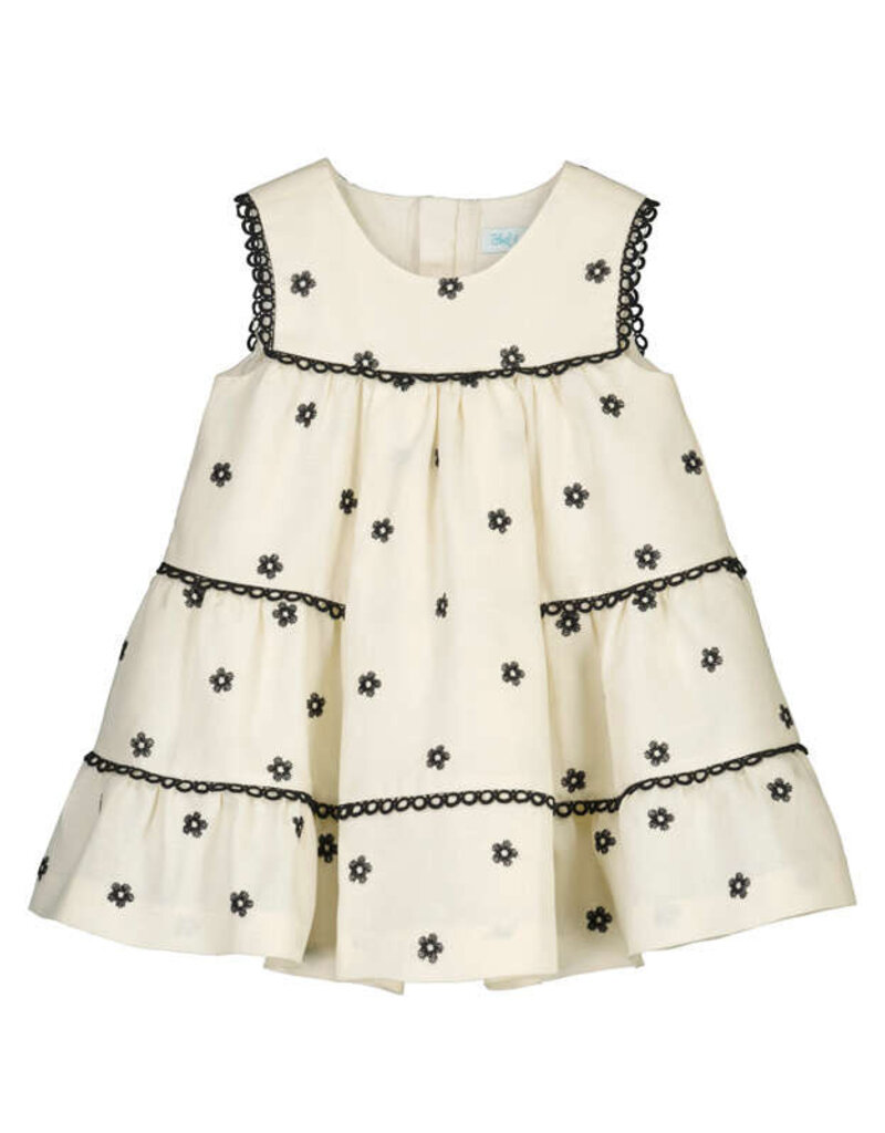 Abel & Lula Embroidered Flowers Dress