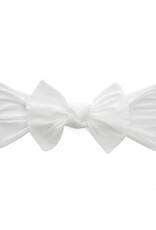 Baby Bling Bow Itty Bitty Knot White
