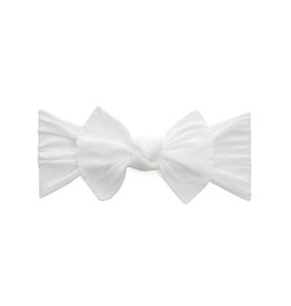 Baby Bling Bow Itty Bitty Knot White
