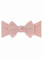 Baby Bling Bow Itty Bitty Knot Antique Pink