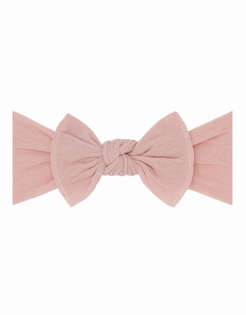 Baby Bling Bow Itty Bitty Knot Antique Pink