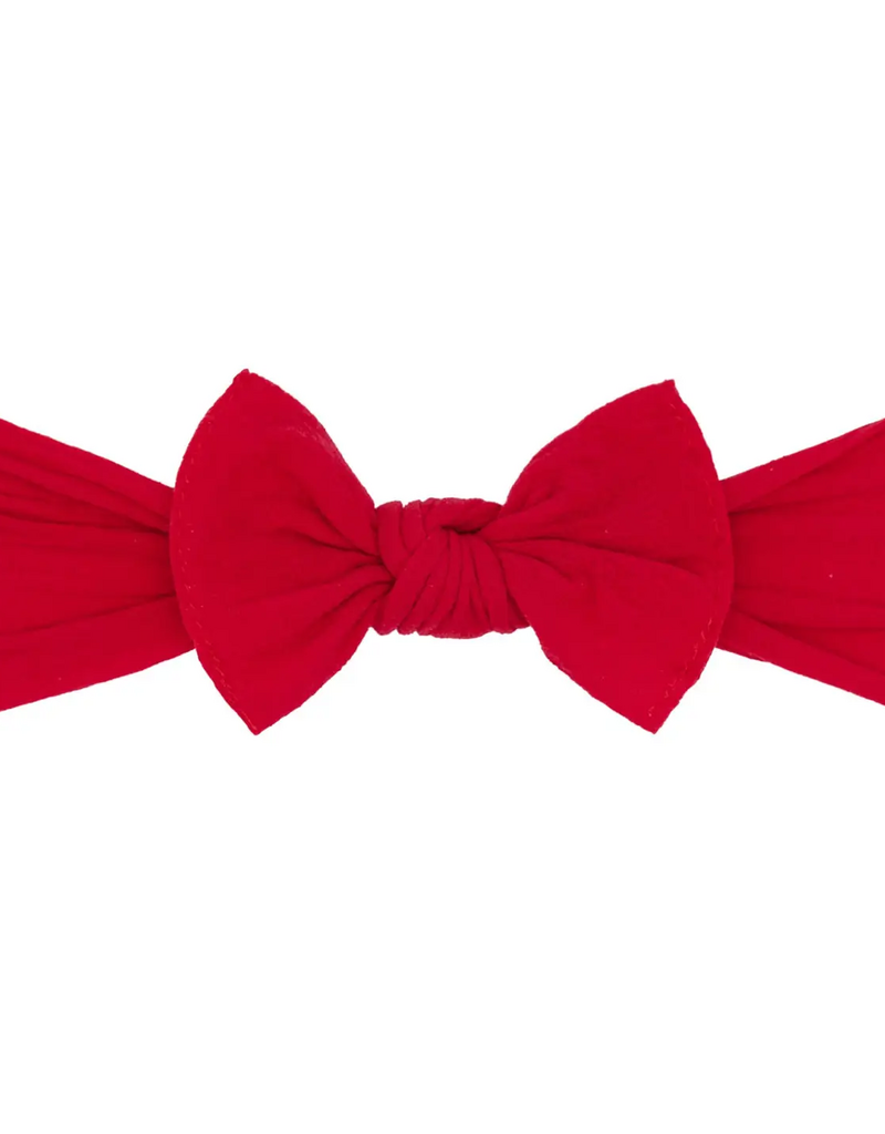 Baby Bling Bow Itty Bitty Knot Cherry