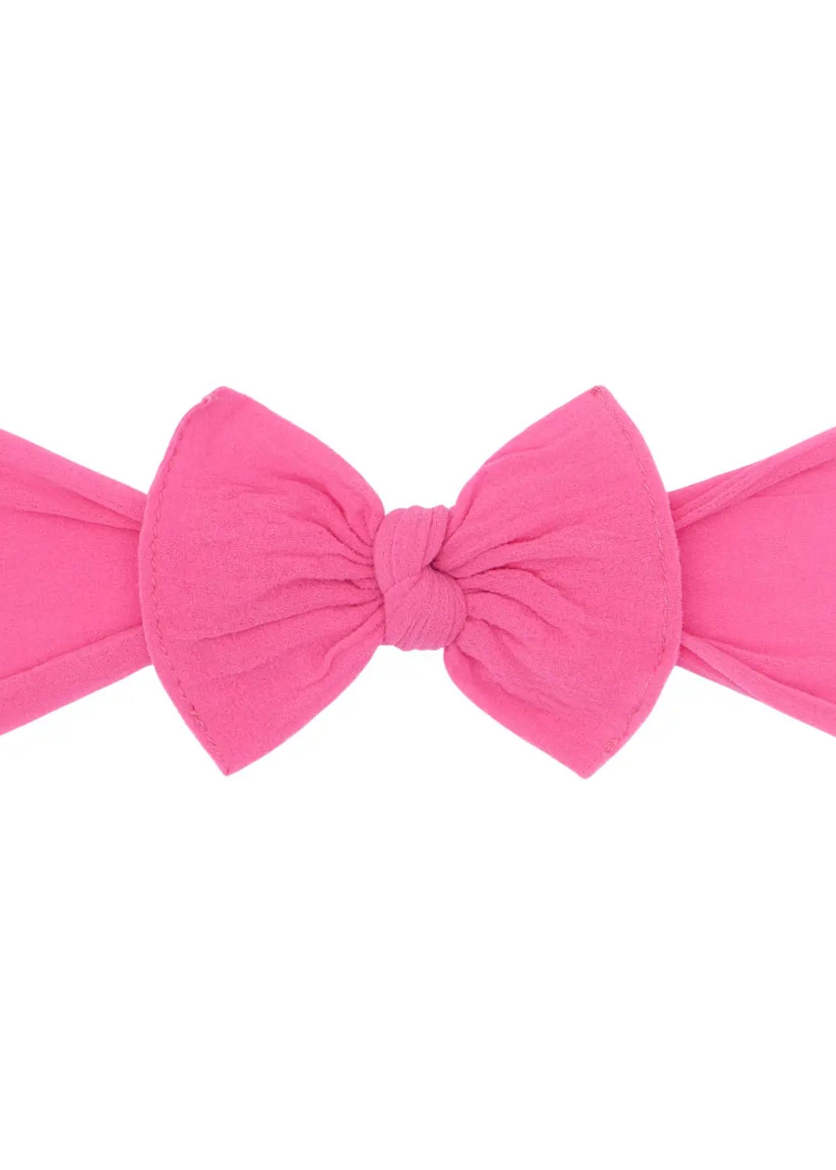 Baby Bling Bow Itty Bitty Knot Hot Pink