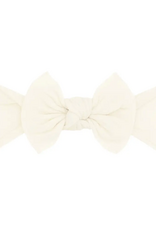 Baby Bling Bow Itty Bitty Knot Ivory