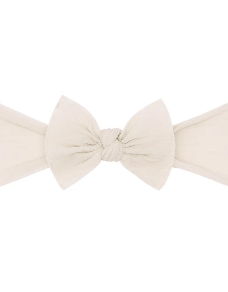 Baby Bling Bow Itty Bitty Knot Oatmeal