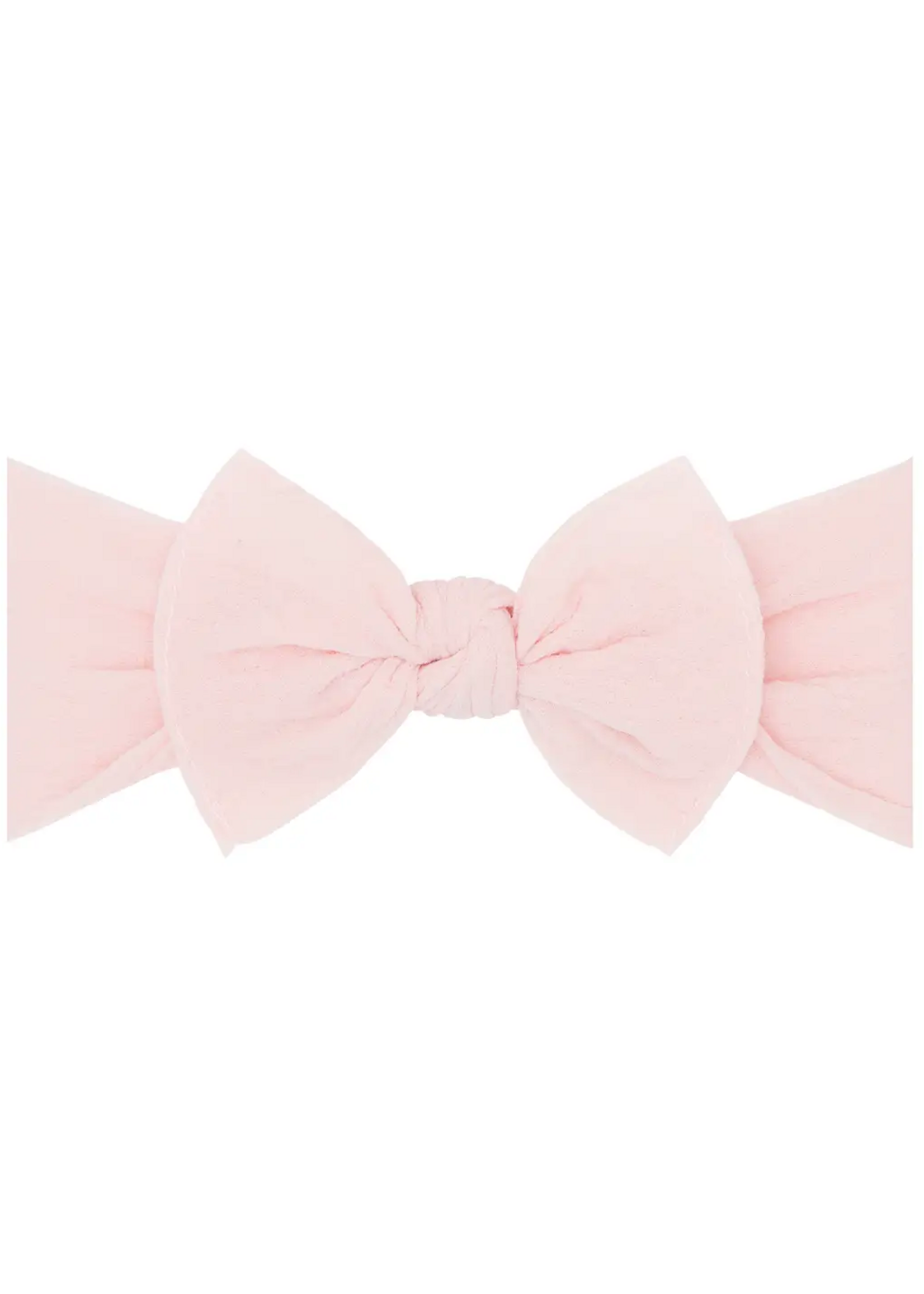 Baby Bling Bow Itty Bitty Knot Rose Quartz