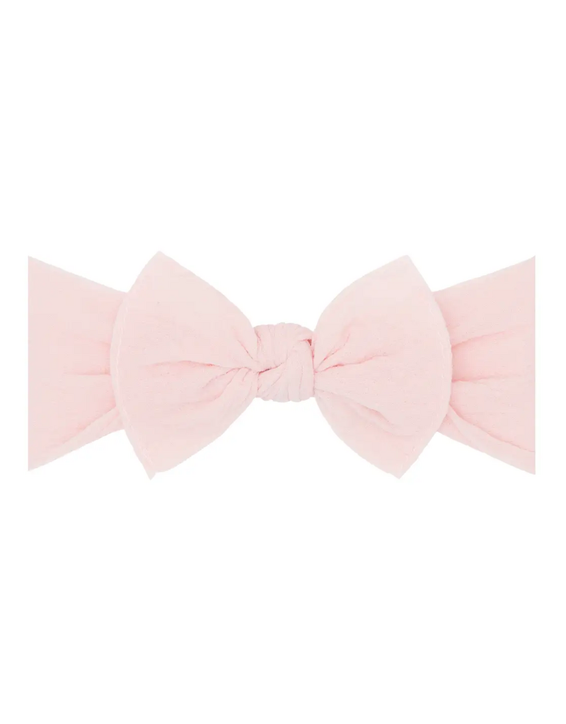 Baby Bling Bow Itty Bitty Knot Rose Quartz