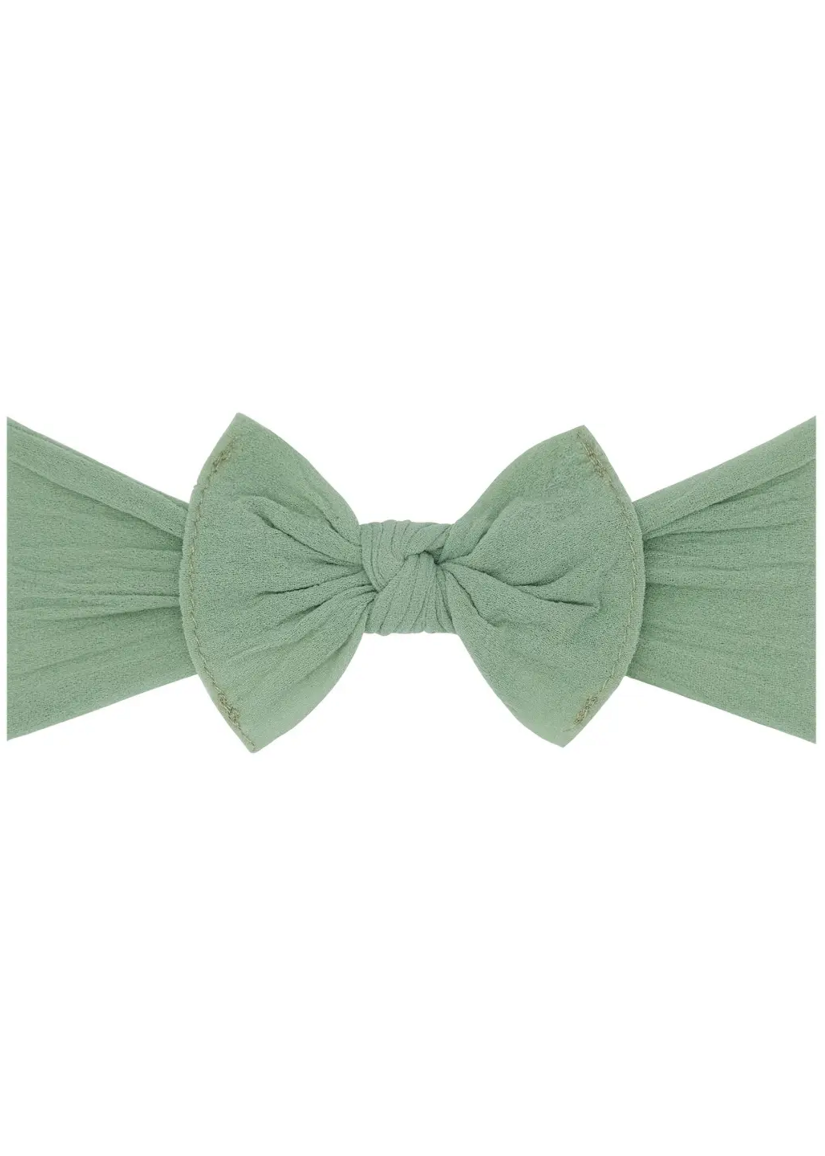 Baby Bling Bow Itty Bitty Knot Sage