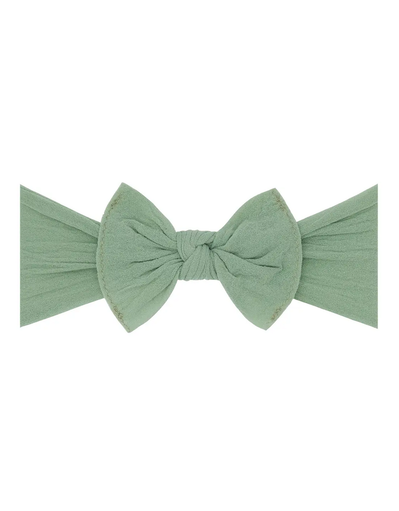 Baby Bling Bow Itty Bitty Knot Sage