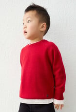 Mayoral Red Basic Crewneck Sweater