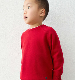 Mayoral Red Basic Crewneck Sweater