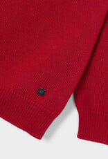 Mayoral Red Basic Crewneck Sweater