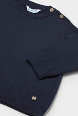 Mayoral Basic Cotton Infant Sweater Blue