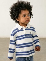 Mayoral L/S Blue Stripe Polo