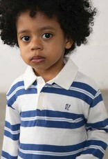Mayoral L/S Blue Stripe Polo