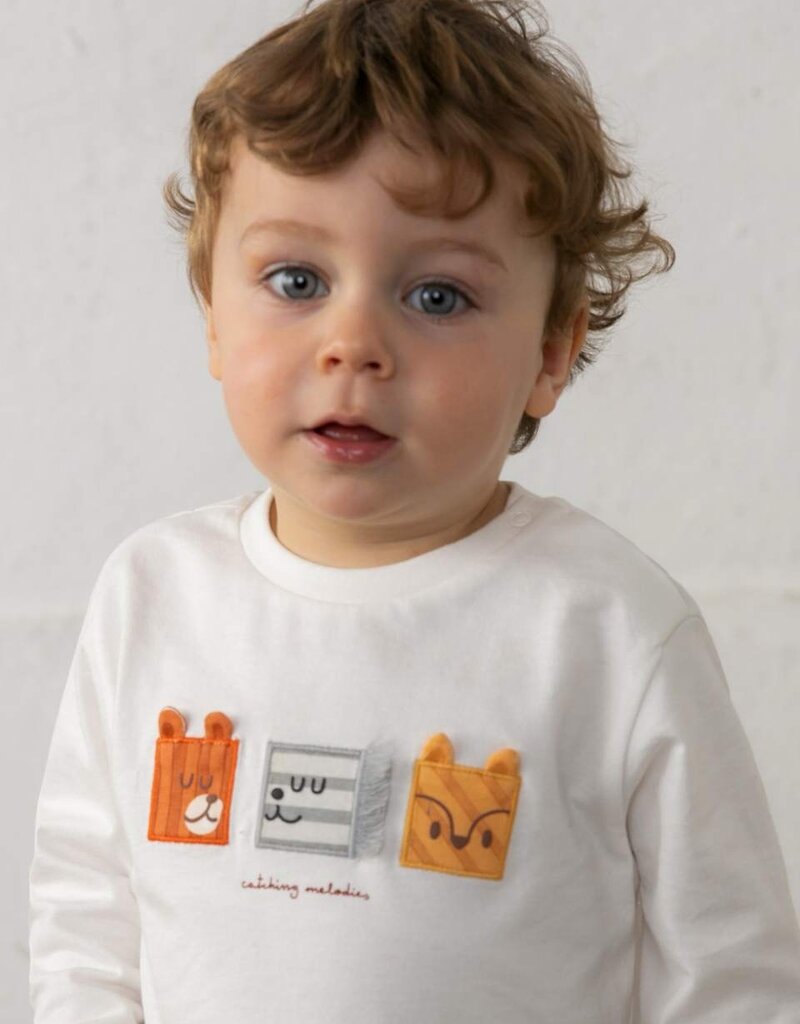 Mayoral L/S Tee Animal Faces
