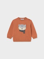 Mayoral Sweater w/Fox Brick Red
